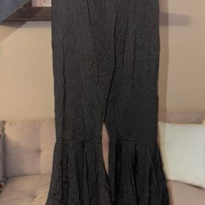 Chic Black Flared Pants
